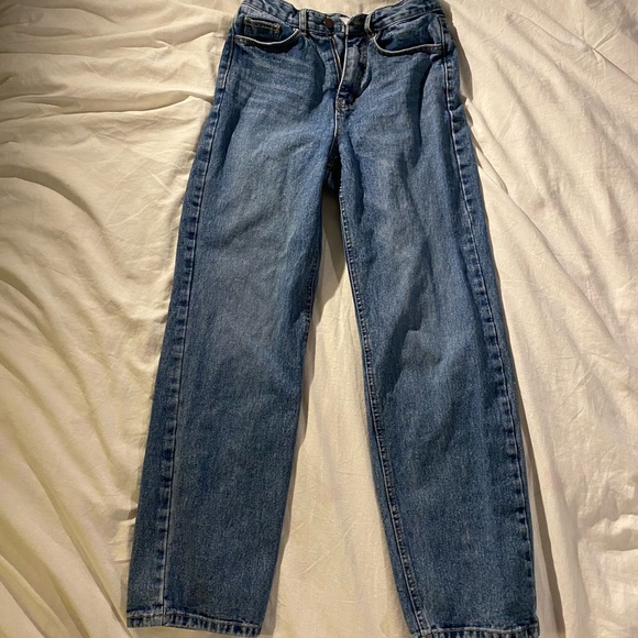 Oak + Fort mom jeans (dark blue) - Picture 4 of 8